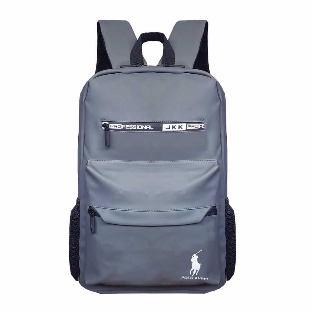 SHOPEE 6.6 SUPER SALE!! POLO Tas Ransel Unisex Exclusive Tas Ransel Anti Air Import Backpack Laptop Pria dan Wanita Tas Sekolah SMP SMA Tas Kuliah Tas Punggung Terbaru + Raincover