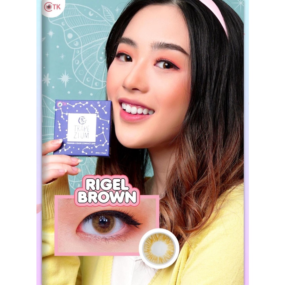 SOFTLENS TRAPEZIUM RIGEL BROWN(NORMAL)