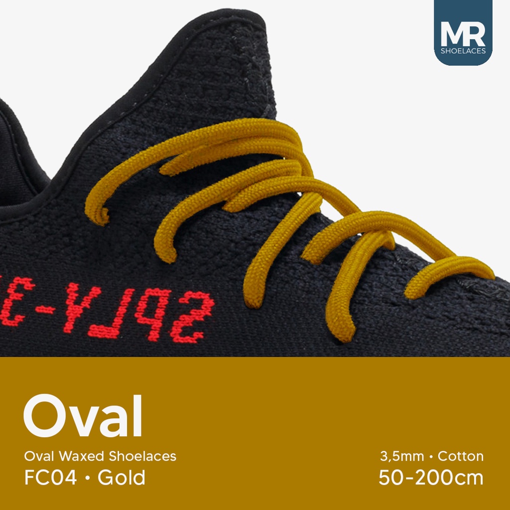 Tali Sepatu Lilin Oval 150cm 3.5mm Variasi Warna untuk Boots