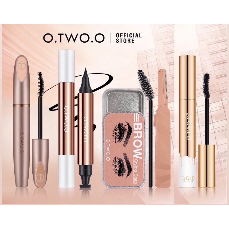 Jual O.TWO.O Gold Waterproof Lash Bold Volume Mascara Cosmetic Lash