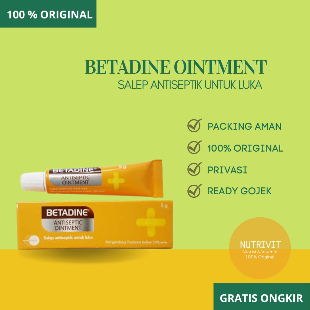 BETADINE OINT/ SALEP SEMUA UKURAN