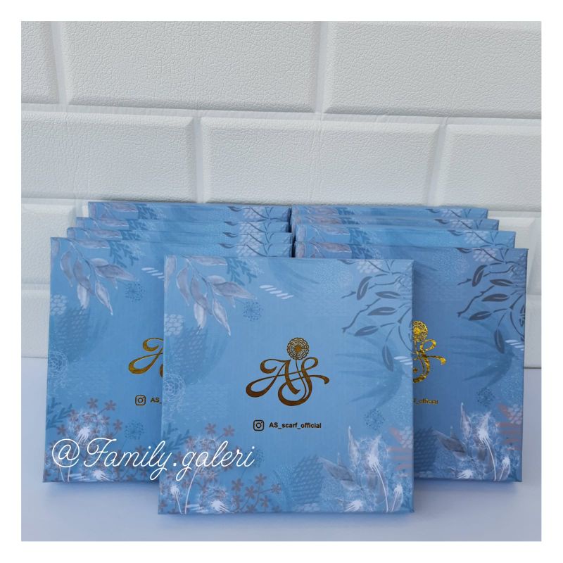 Custome box hijab Hardbox