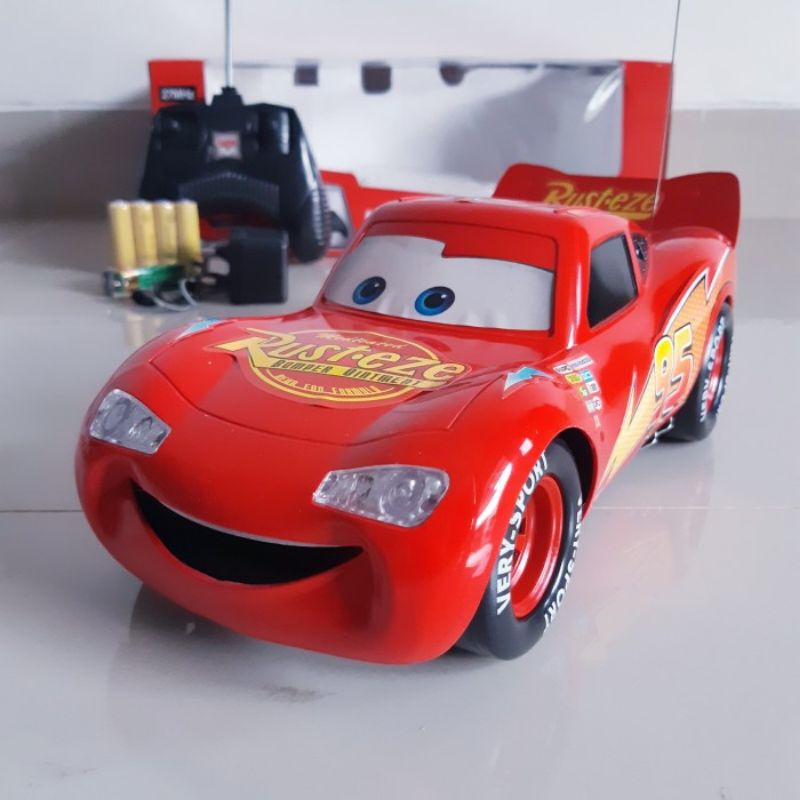 Rc Cars Mcqueen Remote Control Batre Cas - Mainan Mobil Remot Kontrol Anak Laki Cowok