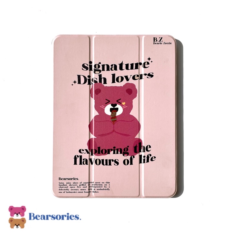 iPad/ Tablet Case  / Flip Cover Case Slot Pencil Bearie Zeezie Signature Dish