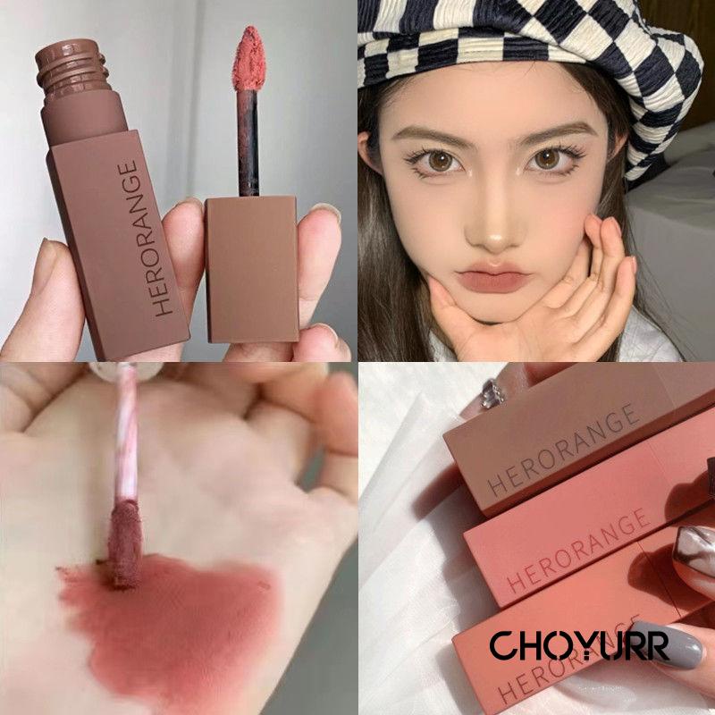 【COD】Lip Gloss / Lip Clay / Lipstick / Kiss Beauty Velvet Matte Tekstur Pelembab Halus Tahan Air Tahan Lama Korean Original-CH