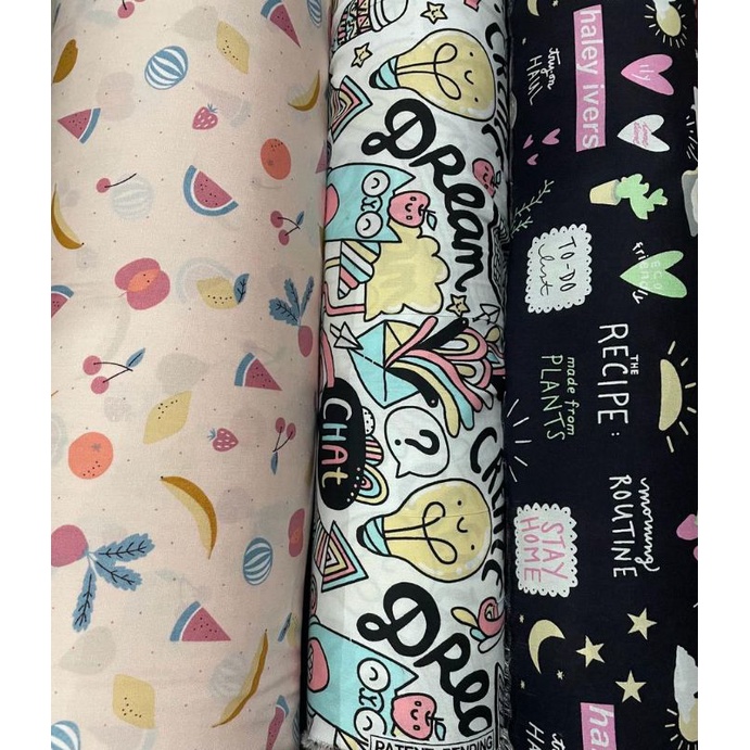 Rayon Roll (BISA MIX MOTIF) Minimal 100 yard