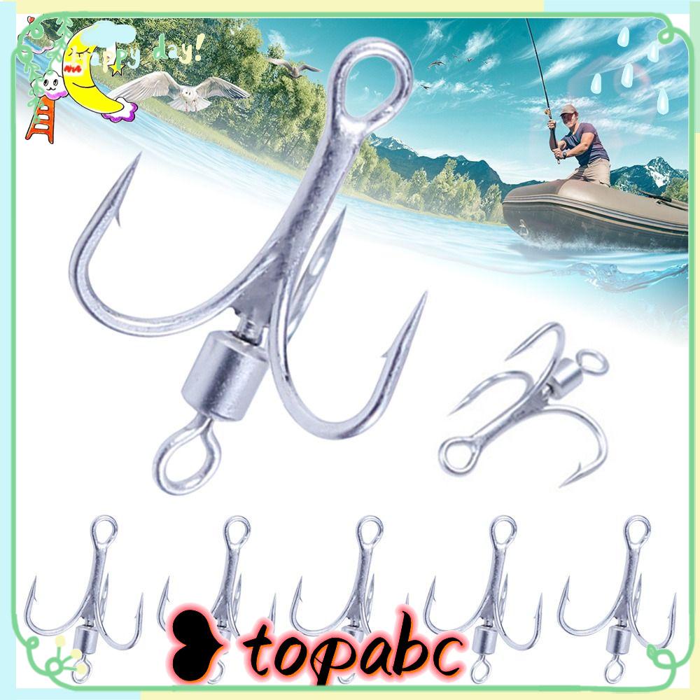 Top Kail Pancing Air Laut Tackle Back Duri Lure Turn Ring Sequin