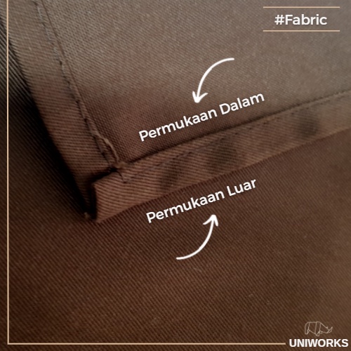 UNIWORKS Apron Barista Premium Seri V02 Bahan American Drill Original dengan Kombinasi 6 Warna dan 3 Ukuran Panjang