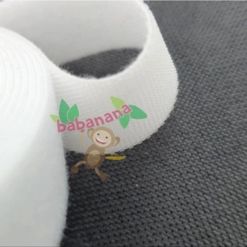 Pengikat Kabel 5 Meter Putih cable management perapih kabel perekat pengikat