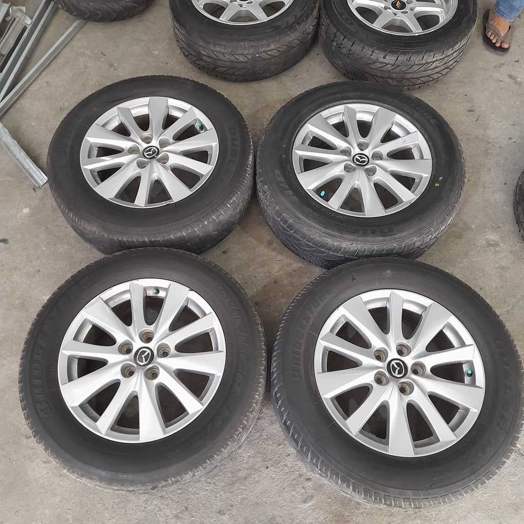 VELG MOBIL SECOND STANDAR MAZDA CX5 RING 17 LEBAR 7 PCD 5X114,3 + BAN BONUS
