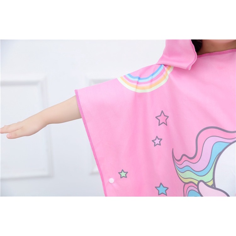 IMPOR HANDUK BERENANG ANAK ANTI ANGIN ANTI MALU MOTIF LUCU BAHAN TEBAL KOLAM RENANG BAJU RENANG