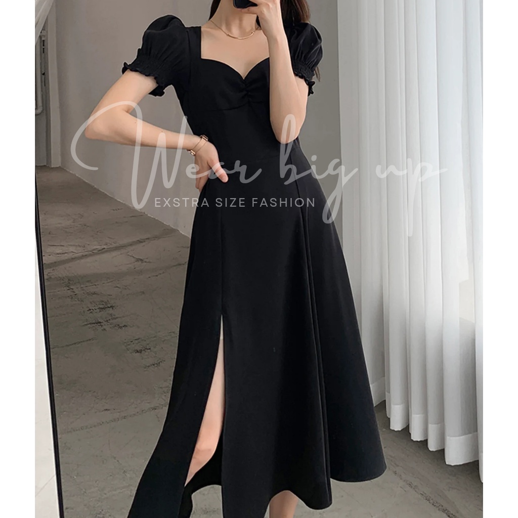 Rosheen Midi Dress, Short sleeve DRESS/Cocktail Party dress, Red dress, Black dress, Bridesmaid dres