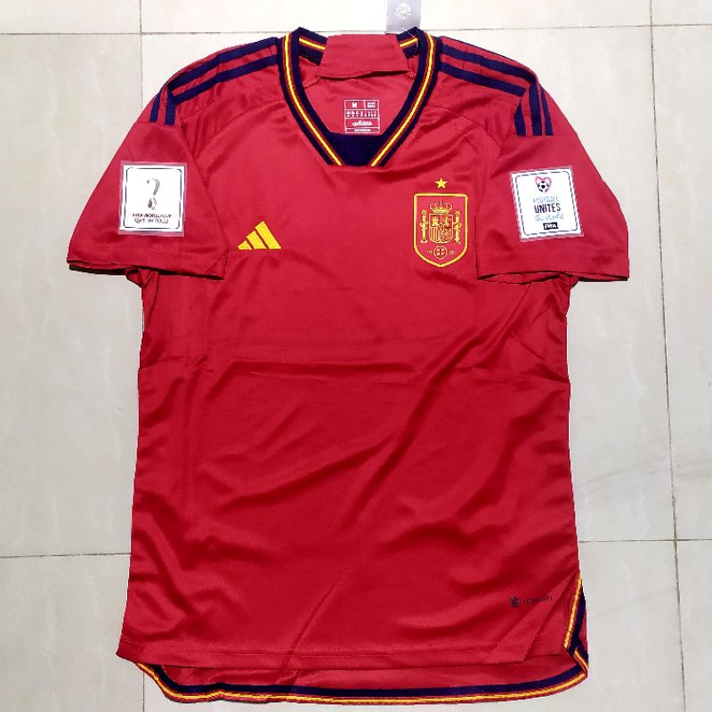 JERSEY SPANYOL HOME PIALA DUNIA 2022
