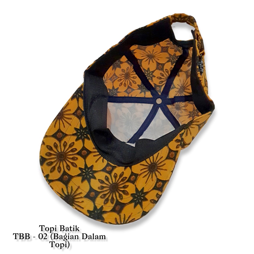 Topi Batik Baseball Handmade Batik Cap TBB_02 / Topi Batik Kain Baseball Jogja