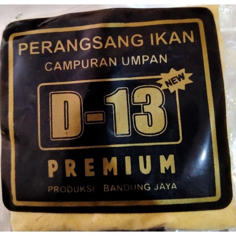 Umpan Pancing D13 D 13 D-13 NEW PREMIUM Hitam Perangsang Ikan Campuran Umpan  Aroma Mantap