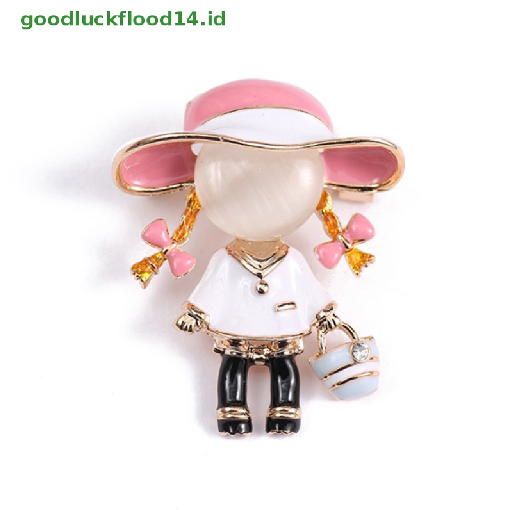 [GOOGFOUR] Paing Gadis Bros Untuk Wanita Opal Lucu Brooch Pin Fashion Anak [TOP]