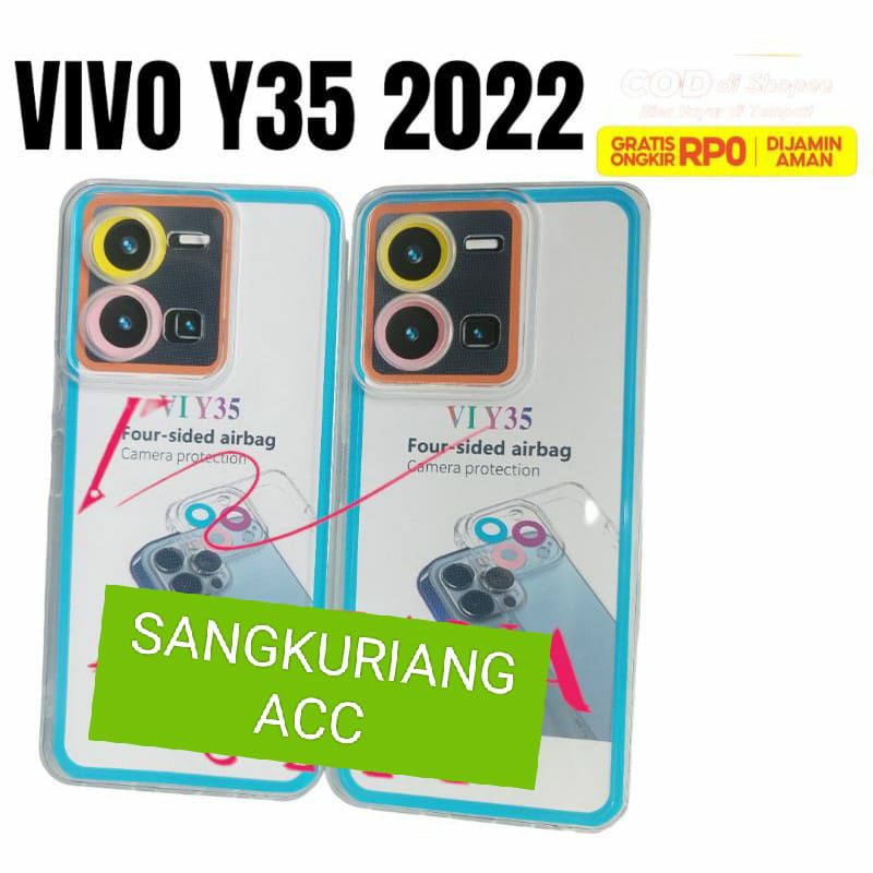 Softcase Slicon Bening Transparan hp VIVO Y35  2022 Slicon Bening Transparan terbaru