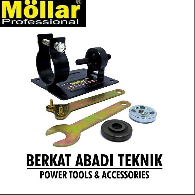 ⇕ MOLLAR Dudukan Bor Adaptor Stand Holder ke Gerinda Meja Potong Circular Saw Gurinda Gergaji Adapte