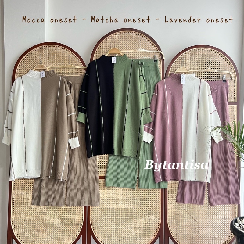 ONESET SETELAN RAJUT TUNIK KALULA