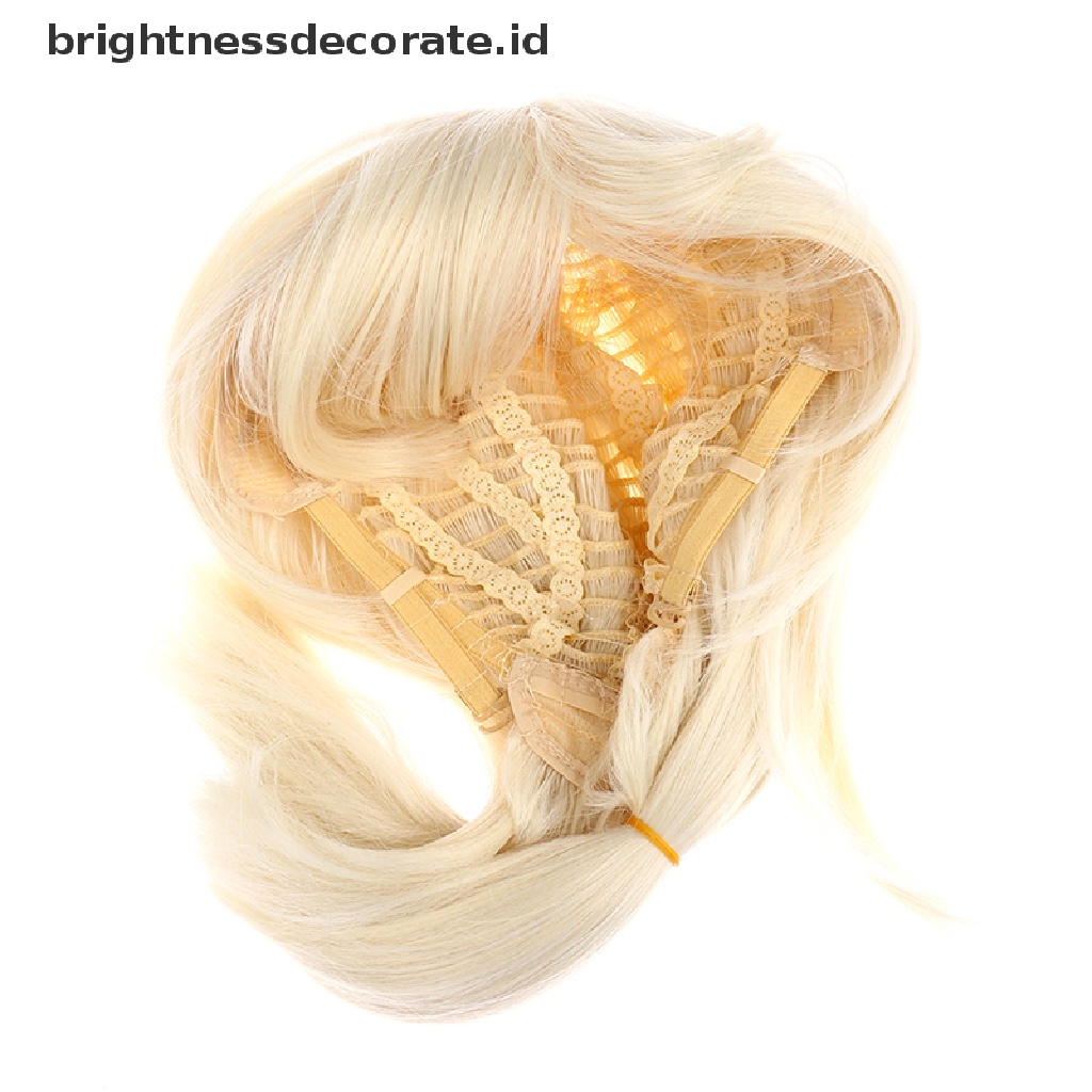 [Birth] Genshin Impact Klee Cosplay Wig Ponytails Beige Rambut Sintetis Tahan Panas [ID]