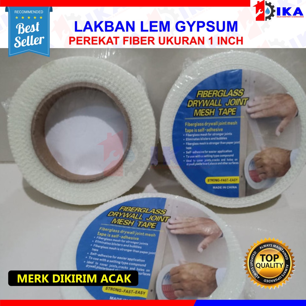 Lakban Perban Solasi Kasa Lem Gypsum Gipsum Fiberglass Tape 3cm x 40m / Lakban Kasa Lem Perban Gypsum Fiber | Perban Plafon Gipsum