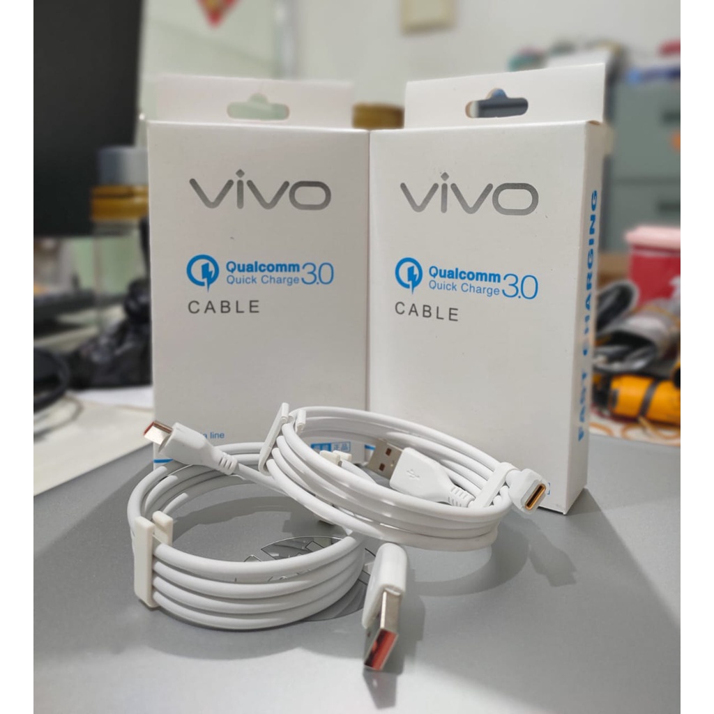 KD KABEL DATA VIVO ORIGINAL QUALCOM 3.0A MICRO &amp; TIPE C