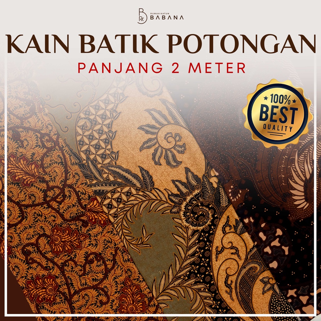 Babana Kain Kemeja Batik Potongan Modern