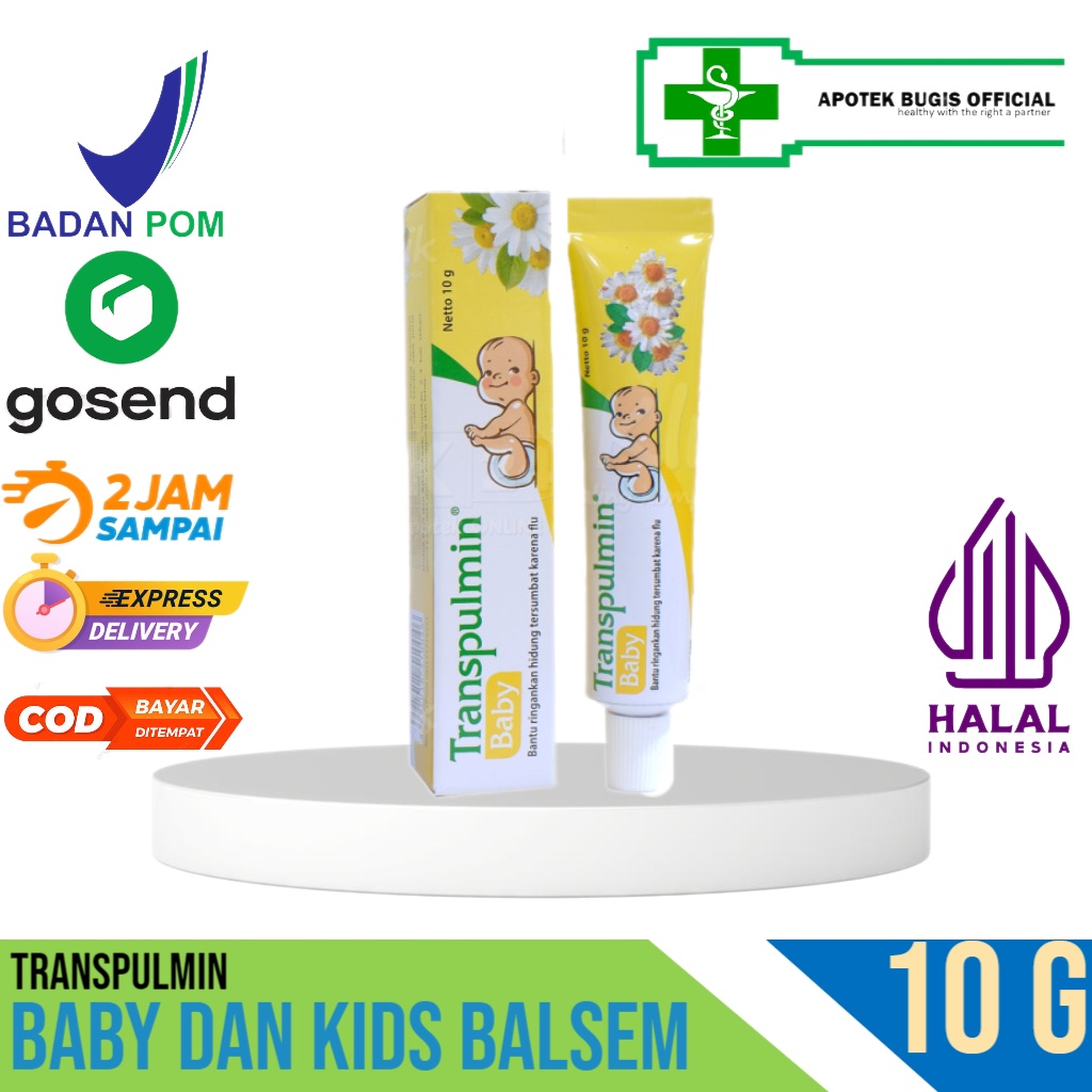 Jessen Transpulmin Baby dan Kids Balsem 10g dan 20g