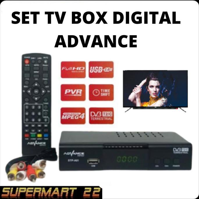Receiver Tv Set Top Box TV Digital DVB T2 advance