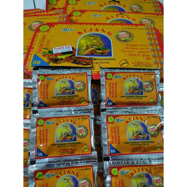 PAKET 10 HANGER Jamu Herbal Kapsul Kijang Original