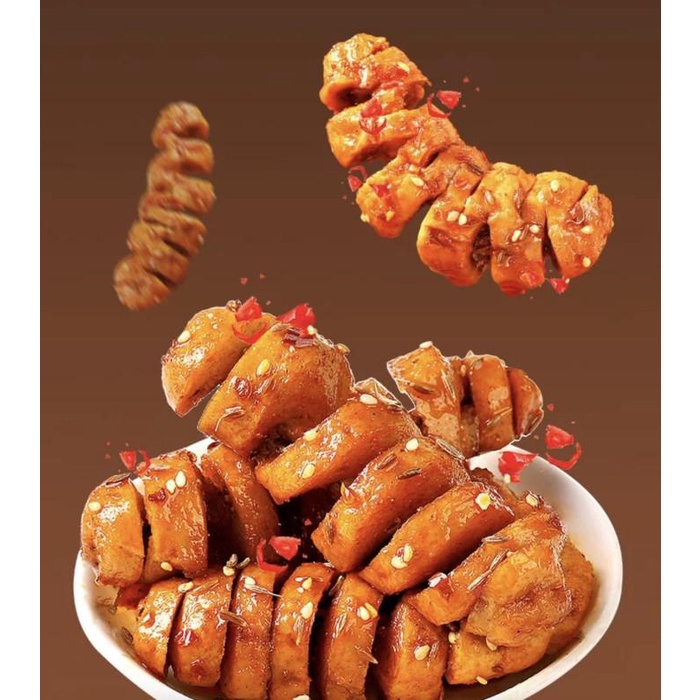 

Cemilan instan gluten roll xiang dan mian jin juan 135gr Best Seller