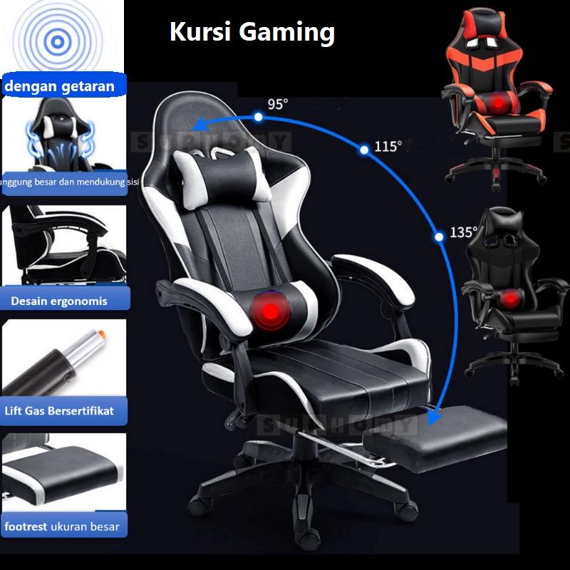 Kursi Gaming Murah/Gamers/Kursi Game/Kursui Putar / Kursi Gaming/ Kursi Hidrolik / Gaming Chair /kursi geming