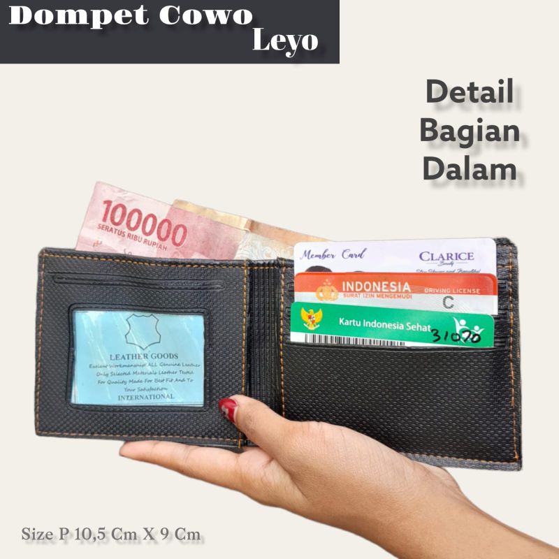 DOMPET COWOK  PRIA LEYO KEKINIAN