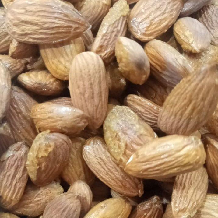 

➵ kacang almond kulit panggang gurih 1kg ☝