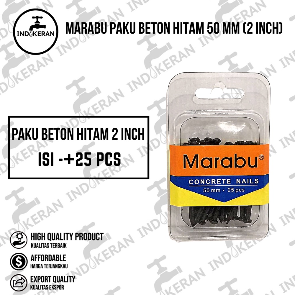 MARABU - Paku Beton Hitam - 2 Inch