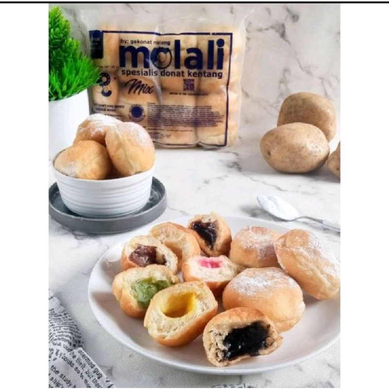 

Donat Isi Molali rasa Mix Campur