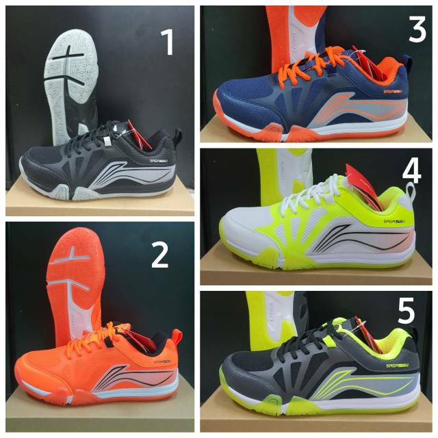 [BOLEH TUKAR UKURAN] Lining Saga Lite 2 ii Sepatu Badminton Original