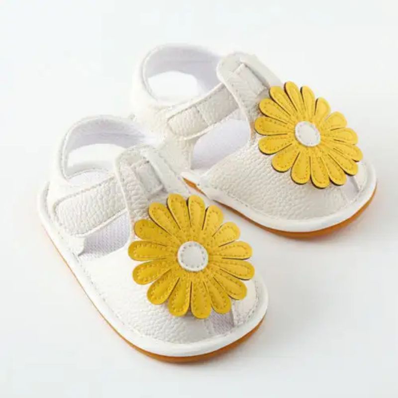 Sepatu Sendal Bayi Perempuan Prewalker Shoes S428 Yellow