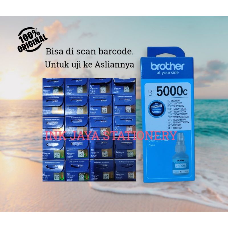 Original Tinta Brother BT 5000 / BT5000 Cyan