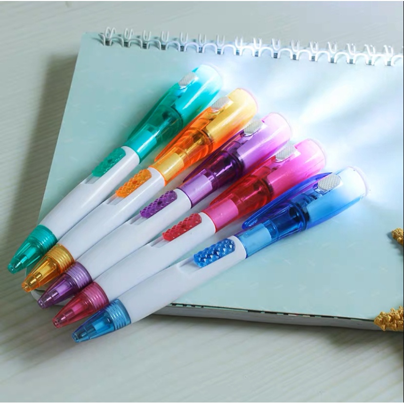 Pulpen Bolpen Pen SS BRO Pulpen Senter Lampu Murah Unik Dan Lucu