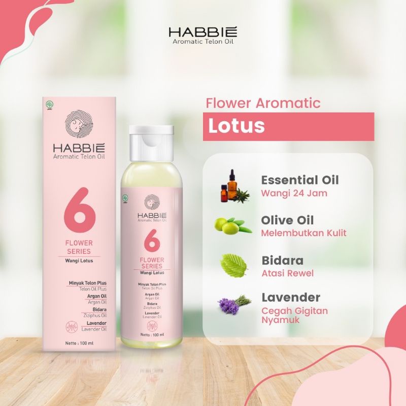 Habbie aromatic telon oil plus varian flower series | telon aromatik