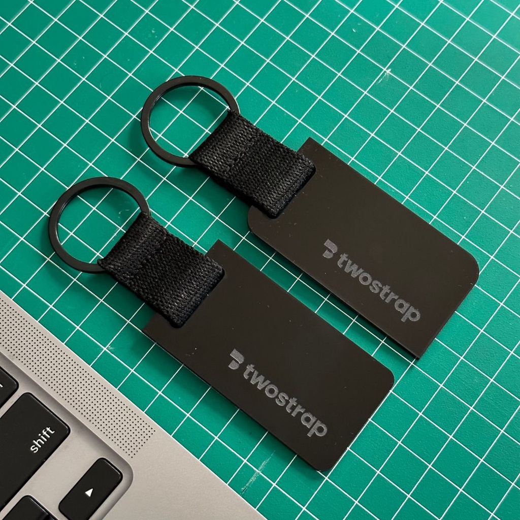 TWOSTRAP - Gantungan Kunci - Keychain - Rasper