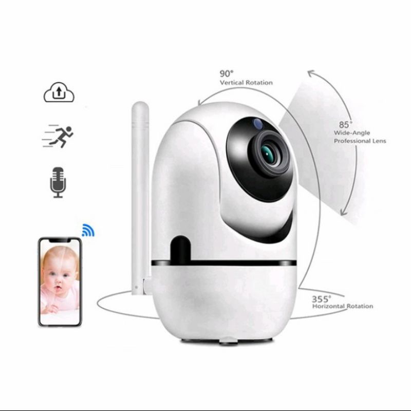 IP Camera 1080P CCTV Human 8MP V380 Pro Cam Kamera Wireless Wifi ini