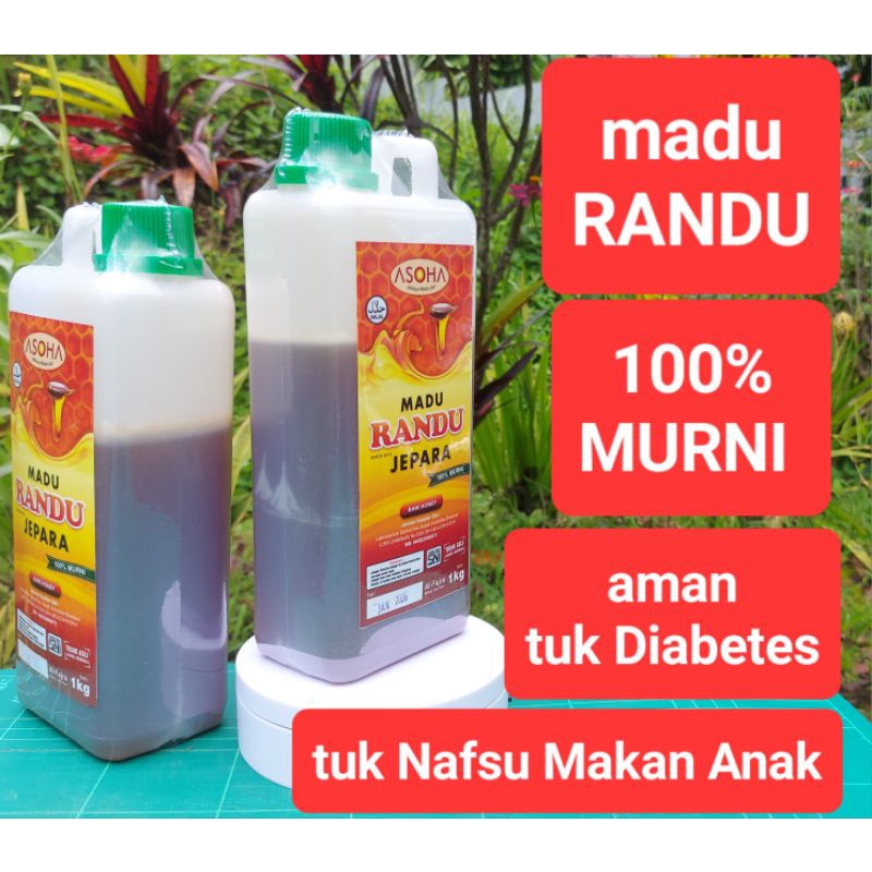 

ASOHA Madu Randu Jepara 1kg Asli Murni | NO TIPU-TIPU | Raw Honey