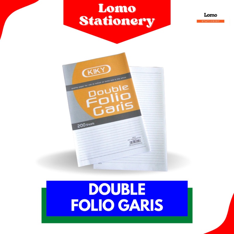 

Double Folio Garis Kiky