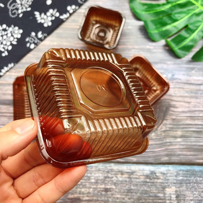 TRAY MIKA COKLAT / tray mooncake / alas tatakan kue bulan / pudding / cake