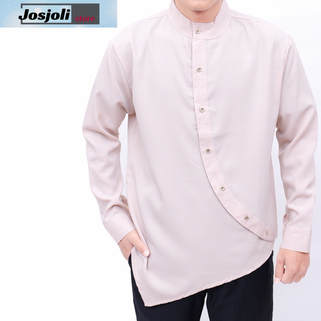 JOSJOLI_PIYAMA/Kemeja Koko Aristoles/Atasan Muslim Pria Dewasa/L XL