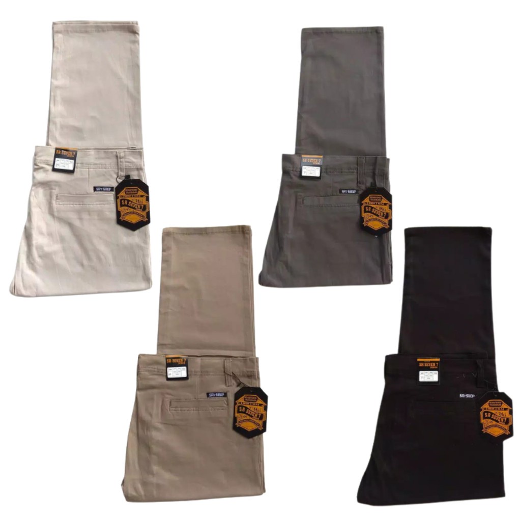 Celana Chino Panjang Pria Chino Jumbo Big Size Distro Premium Best Quality Size 39 Sampai 50