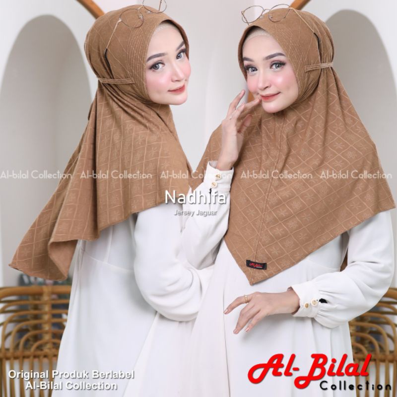 Hijab Nadhifa Pet Tali Jersy Jaguar By Al-Bilal Collection