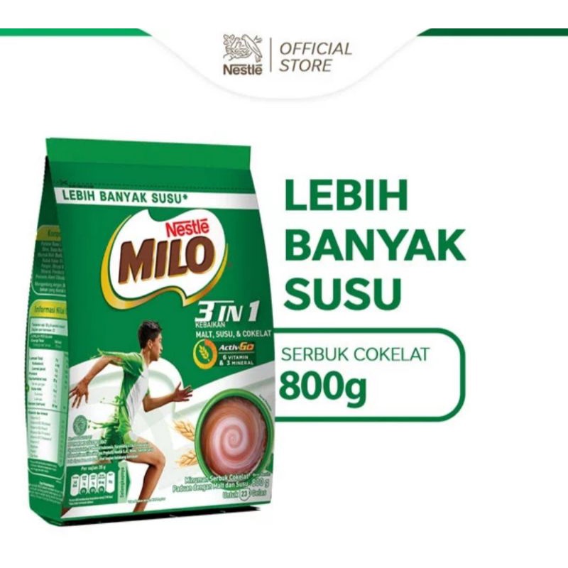 

MILO Activgo 3in1 800g